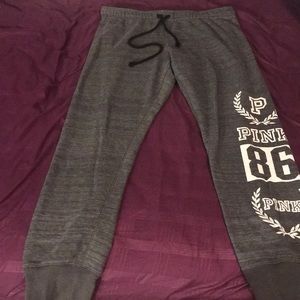 Victoria secret PINK grey joggers